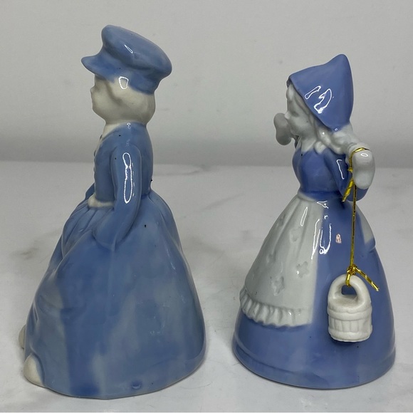 Price Import Porcelain Dutch Boy & Girl Hand Bells - Picture 12 of 16
